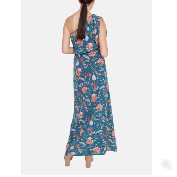 NEW • Tucker • One Shoulder Maxi Dress Floral - Picture 4 of 8